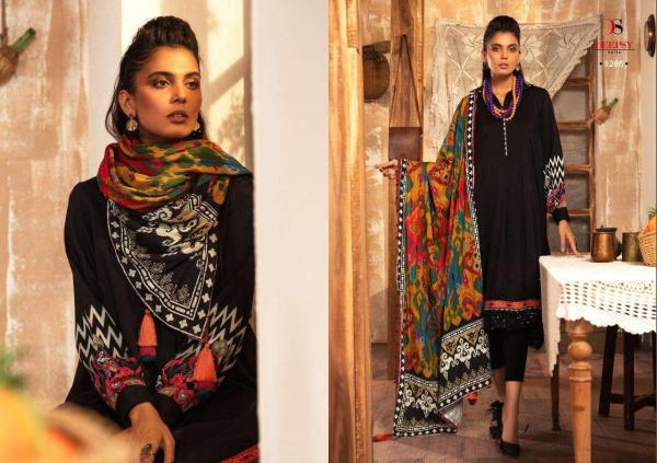 Deepsy Maria B Vintage Collection 21 Designer Festive Wear Cotton Embroidery Pakistani Salwar 